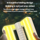 Lanterne De Camping Solaire Pliable 500 LM À Intensité Variable USB C Avec Indicateur De Batterie 10 Heures - www.yonis-shop.com