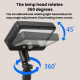 Lampe Solaire Extérieure À Détection De Mouvement 92 LED IP65 À Clip Et Tête Orientable À 360° - www.yonis-shop.com