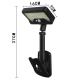 Lampe Solaire Extérieure À Détection De Mouvement 92 LED IP65 À Clip Et Tête Orientable À 360° - www.yonis-shop.com