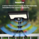 Lampe Solaire Extérieure À Détecteur De Mouvement IP65 92 LED Tête Orientable À 360° Recharge Solaire Et USB - www.yonis-shop...