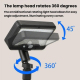 Lampe Solaire Extérieure À Détecteur De Mouvement IP65 92 LED Tête Orientable À 360° Recharge Solaire Et USB - www.yonis-shop...