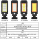 Lampe Murale Solaire LED Extérieure À Détection De Mouvement IP65 128 COB Pour Cour Jardin Et Piscine - www.yonis-shop.com