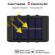 Lampe Murale Solaire Extérieure Étanche IP65 À Éclairage Haut Et Bas Avec Détecteur Crépusculaire Pour Jardinത്ഥ - www.yonis-...