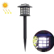 4 Lampes Solaires LED De Jardin À Piquet Lumière Colorée IP65 Recharge Solaire Et Allumage Automatique
