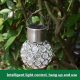 Lot De 2 Lampes Solaires Suspendues Boule Ajourée Pour Jardin Lumière Blanche Autonomie De 6 À 8 Heures - www.yonis-shop.com