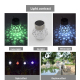 Lot De 2 Lampes Solaires Suspendues Boule Ajourée Pour Jardin Lumière Blanche Autonomie De 6 À 8 Heures - www.yonis-shop.com