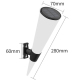 Lampe Solaire Extérieure De Jardin À Poser Ou Fixer Au Mur LED Bicolore IP65 Autonomie 10 À 12 Heures - www.yonis-shop.com