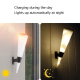 Lampe Solaire Extérieure De Jardin À Poser Ou Fixer Au Mur LED Bicolore IP65 Autonomie 10 À 12 Heures - www.yonis-shop.com