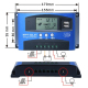 Régulateur De Charge Solaire MPPT 30 À 100 A Avec Écran LCD Double USB Gestion 3 Étapes Et Protections Intégrées - www.yonis-...