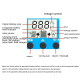 Régulateur De Charge Solaire MPPT 30 À 100 A Avec Écran LCD Double USB Gestion 3 Étapes Et Protections Intégrées - www.yonis-...