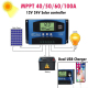Régulateur De Charge Solaire MPPT 30 À 100 A Avec Écran LCD Double USB Gestion 3 Étapes Et Protections Intégrées - www.yonis-...