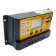 Régulateur Solaire 20A 12V 24V Avec Écran LCD USB 5V 3A Charge PWM En 3 Étapes Contrôle Lumière Et Temps - www.yonis-shop.com