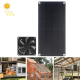 Ventilateur Solaire Mini D’Extraction Pour Cuisine Animaux Poulailler Et Cabane 10 W 36 dB 2000 Tr/min