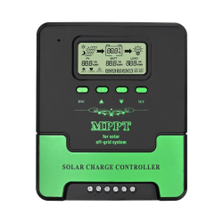Contrôleur De Charge Solaire MPPT 12V 24V 60A Avec Écran LCD Ports USB Et Identification Automatique