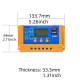 Régulateur De Charge Solaire 30A 12V 24V Pour Batteries Plomb Lithium Et LiFePO4 Avec Écran LCD USB 5V/1A - www.yonis-shop.com