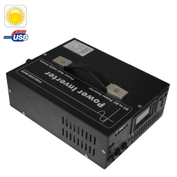 Système D’Alimentation Solaire Pour Éclairage Domestique 220 V 500 W Avec Sortie USB Panneau 10 W Et Batterie Protégée