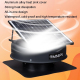 Ventilateur Extracteur Solaire De Toiture En Aluminium Pour Ateliers Et Fermes Thermostat Automatique Moteur Brushless 35 W -...