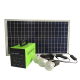 Kit Solaire Autonome 30W Avec 3 Ampoules LED 500 lm Batterie LiFePO4 19,5 Ah Onduleur 100W Et USB - www.yonis-shop.com