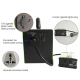 Kit Solaire Autonome 30W Avec 3 Ampoules LED 500 lm Batterie LiFePO4 19,5 Ah Onduleur 100W Et USB - www.yonis-shop.com