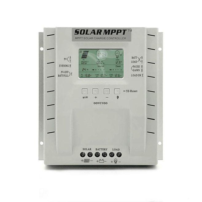 Contrôleur De Charge Solaire MPPT 60A 12V/24V À Identification Automatique Pour Systèmes Solaires Avec Écran LCD - www.yonis-...