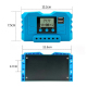 Contrôleur De Charge Solaire PWM 12V 24V 20A Pour Batteries Lithium Plomb Et LiFePO4 Avec Écran LCD Et Double USB - www.yonis...