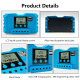 Contrôleur De Charge Solaire PWM 12V 24V 20A Pour Batteries Lithium Plomb Et LiFePO4 Avec Écran LCD Et Double USB - www.yonis...