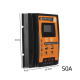 Contrôleur De Charge Solaire Portable 50A 12/24V Avec Identification Automatique Et Double Sortie USB 2.4A - www.yonis-shop.com