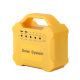 Kit D’Éclairage Solaire LED 10 W Rechargeable Avec Batterie 12 V 7 Ah Deux Lampes Et Charge USB - www.yonis-shop.com