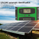 Régulateur De Charge Et Décharge Solaire 10A 12V/24V Pour Panneau Solaire Avec Écran LCD Double USB Et PWM 3 Étapes - www.yon...