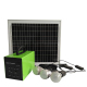 Kit Solaire D’Éclairage Domestique 20 W Avec 3 Lampes LED 500 lm Batterie LiFePO4 13 Ah Onduleur 100 W - www.yonis-shop.com