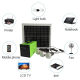 Kit Solaire D’Éclairage Domestique 20 W Avec 3 Lampes LED 500 lm Batterie LiFePO4 13 Ah Onduleur 100 W - www.yonis-shop.com