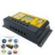 Contrôleur De Charge Solaire 30A 12V 24V Écran LCD PWM 3 Étages Contrôle Par Lumière Et Temporisation USB 5V 3A - www.yonis-s...