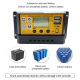 Contrôleur De Charge Solaire 30A 12V 24V Écran LCD PWM 3 Étages Contrôle Par Lumière Et Temporisation USB 5V 3A - www.yonis-s...