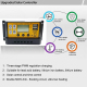 Contrôleur De Charge Solaire 30A 12V 24V Écran LCD PWM 3 Étages Contrôle Par Lumière Et Temporisation USB 5V 3A - www.yonis-s...