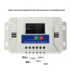 Régulateur De Charge Solaire 50A 12V 24V À Écran LCD Avec Charge 3 Étapes Pour Batteries Plomb Et Lithium - www.yonis-shop.com