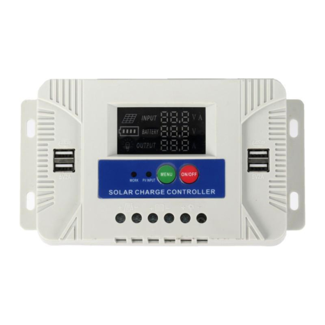 Régulateur De Charge Solaire 20A 12/24V Automatique Avec Écran LCD Gestion 3 Étapes Et Protections Intégrées - www.yonis-shop...