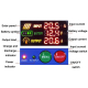 Régulateur De Charge Solaire 20A 12/24V Automatique Avec Écran LCD Gestion 3 Étapes Et Protections Intégrées - www.yonis-shop...
