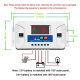 Contrôleur De Charge Solaire 30A 12V 24V Automatique Écran LCD Charge En 3 Étapes Protections Intégrées - www.yonis-shop.com