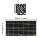 Panneau Solaire 15 W Étanche IP65 Pour Ventilateur Double d’Extraction Extérieur en Silicium Polycristallin - www.yonis-shop.com