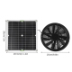 Ventilateur Solaire Pour Serres Cuisines Et Poulaillers Avec Panneau Monocristallin 15 W IP65 - www.yonis-shop.com