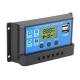 Contrôleur De Charge Et Décharge Solaire 12/24V 20A Pour Batterie Avec Écran LED Et Double USB - www.yonis-shop.com