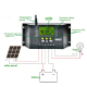 Régulateur De Charge Solaire 12/24 V 30 A Pour Batterie Plomb Avec Écran LCD PWM Et Protections Batterie - www.yonis-shop.com