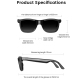 Lunettes Connectées IA Pour Musique Et Appels Avec Réduction De Bruit ENC Traduction IA Et Verres Photochromiques - www.yonis...