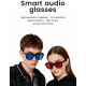 Lunettes Connectées IA Pour Musique Et Appels Avec Réduction De Bruit ENC Traduction IA Et Verres Photochromiques - www.yonis...