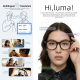 Lunettes Intelligentes Avec Caméra 13 MP Pour Vidéo Mains Libres 1080p 30 FPS Appels IA Et Verres Photochromiques - www.yonis...