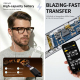 Lunettes Intelligentes Avec Caméra 13 MP Pour Vidéo Mains Libres 1080p 30 FPS Appels IA Et Verres Photochromiques - www.yonis...