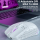 Souris Gaming Sans Fil RGB Tri-Mode Ergonomique 8000 DPI Perforée Avec Batterie 600 mAh - www.yonis-shop.com