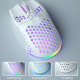 Souris Gaming Sans Fil RGB Tri-Mode Ergonomique 8000 DPI Perforée Avec Batterie 600 mAh - www.yonis-shop.com
