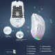 Souris Gaming Sans Fil RGB Tri-Mode Ergonomique 8000 DPI Perforée Avec Batterie 600 mAh - www.yonis-shop.com