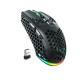 Souris Gaming Sans Fil RGB Tri-Mode Ergonomique 8000 DPI Perforée Avec Batterie 600 mAh - www.yonis-shop.com